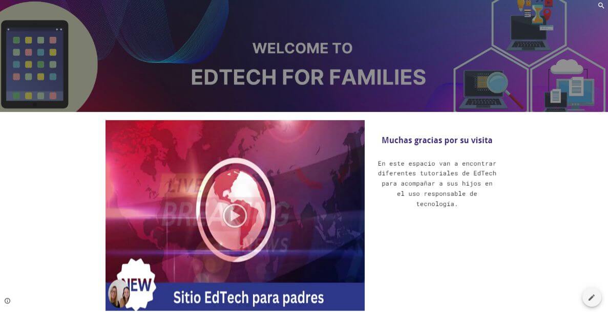 EdTech for Families Site