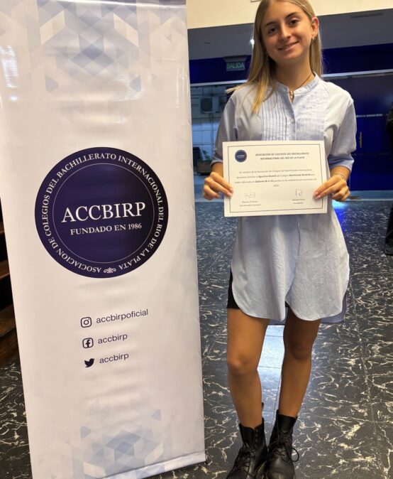 Agustina Restelli received a special recognition