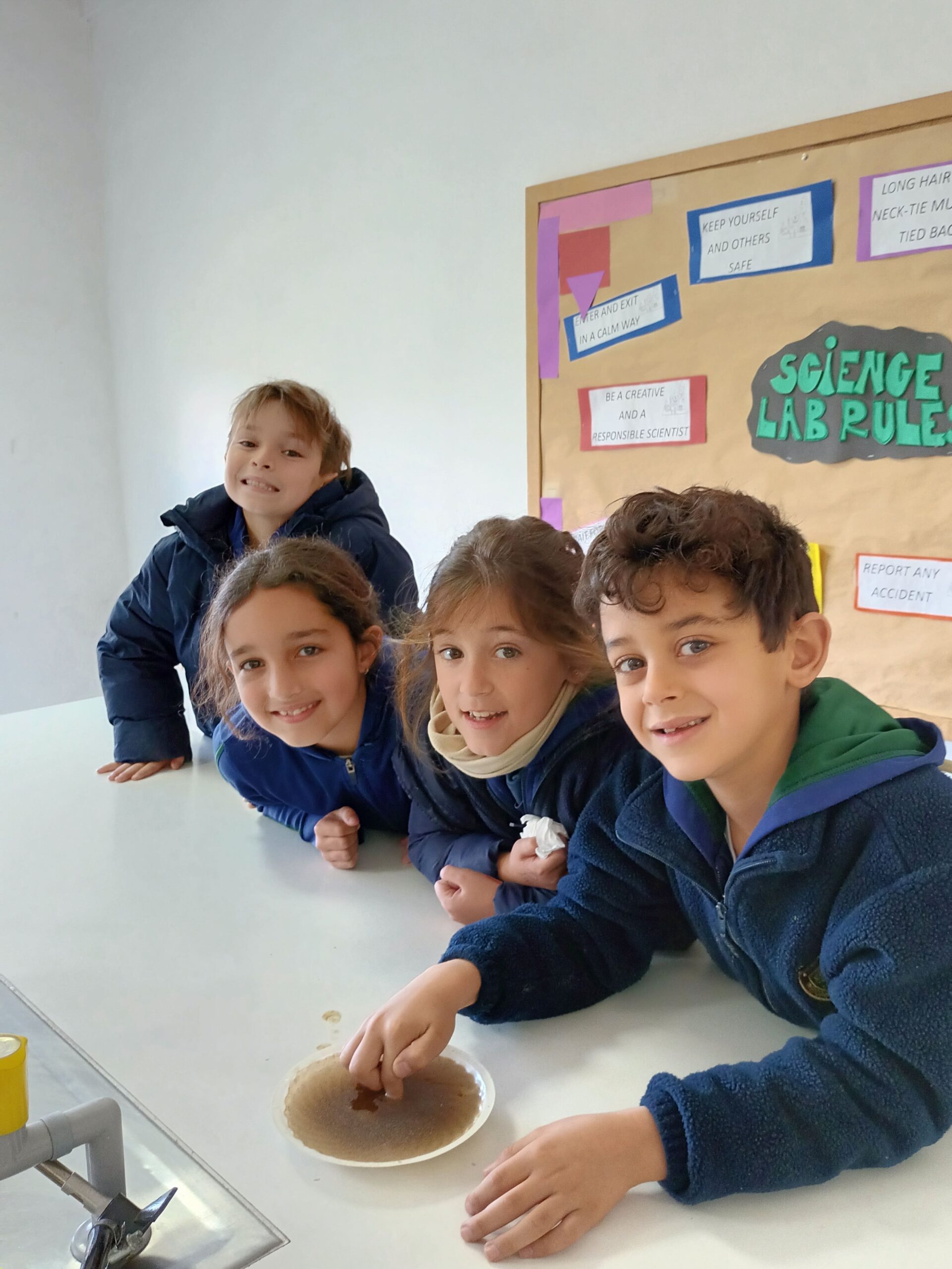We discovered how to protect our bodies! Germs, stay away! We discovered how to protect our bodies! Germs, stay away!